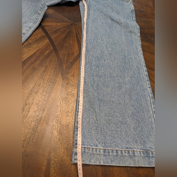 J. Galt Carpenter Wide Leg Jeans Light Wash Size Small NWT - Picture 15 of 16